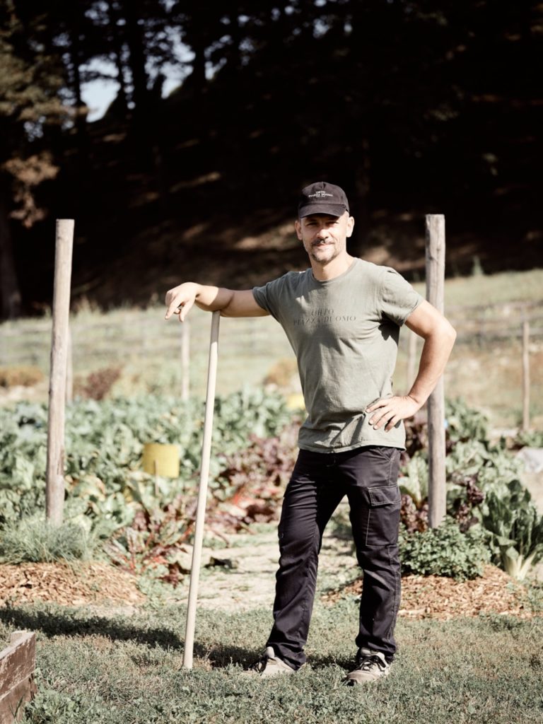 Il Culinary Gardener Enrico Costanza (foto Marco Varoli)