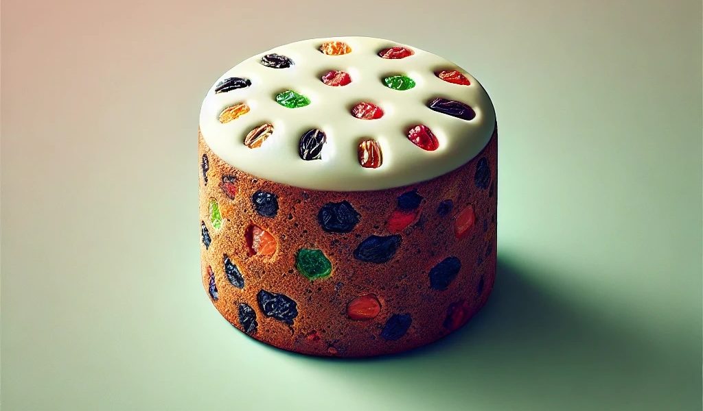 fruit cake minimalista