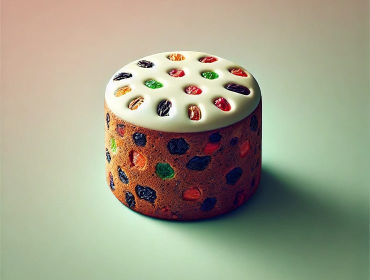 fruit cake minimalista