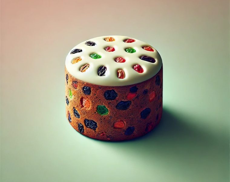 fruit cake minimalista
