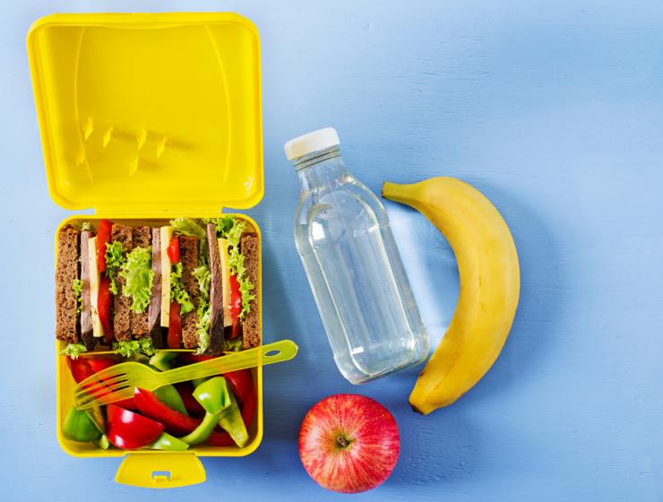 frutta nel lunchbox